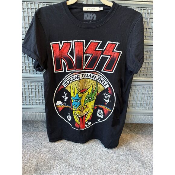 NWOT Alice + Olivia Milo Kiss t shirt, Xs/Sm, $159 A43 - Picture 2 of 5